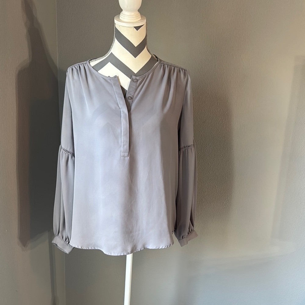 Elegant Gray Women's Top